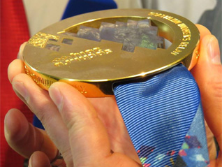 Sochi 2014 Gold Medal (GB Photo)