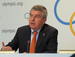 IOC President Thomas Bach at Executive Board Meeting in July