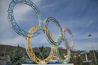 Olympic Rings at the Sochi 2014 Olympic Winter Games