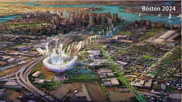 Boston 2024 Olympic Bid Depiction (Source: Boston 2024)