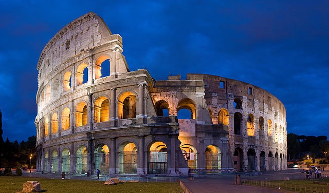 The Roman Colosseum could be used for the medals plaza at a Rome 2024 Olympic Games (Wikipedia Photo)