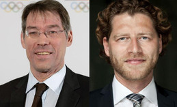 Bernhard Schwank (left) and Nikolas Hill chosen to lead the Bid Committee for the Olympic and Paralympic Games in 2024 in Hamburg. (DOSB Photo)
