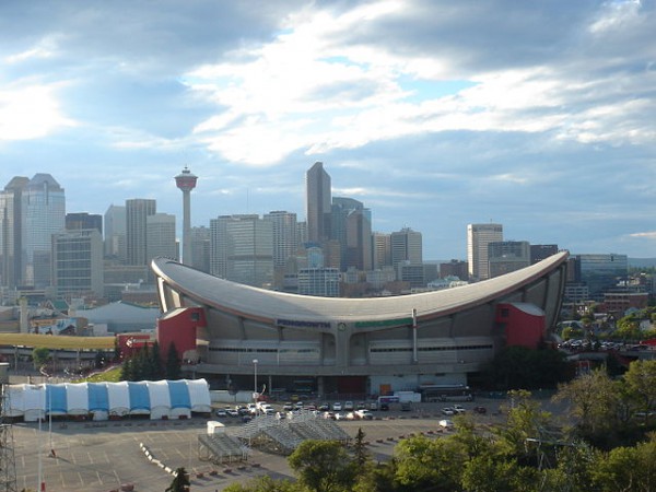 Olympic Saddledome in Calgary, Canada - host of the 1988 Olympic Winter Games (Wikipedia Photo)