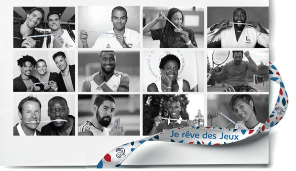 Promotion for Je rêve des Jeux campaign of Paris 2024