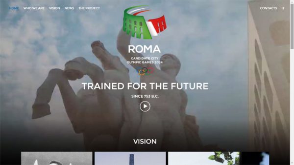 New Rome 2024 Website at www.Roma2024.com