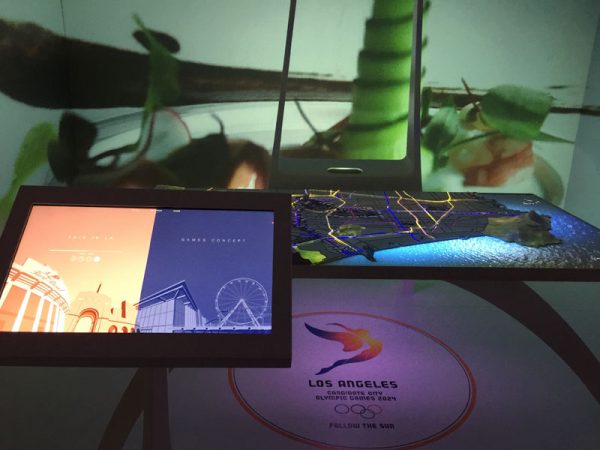 Los Angeles 2024 Olympic Bid Display at USA House in Rio (GamesBids Photo)