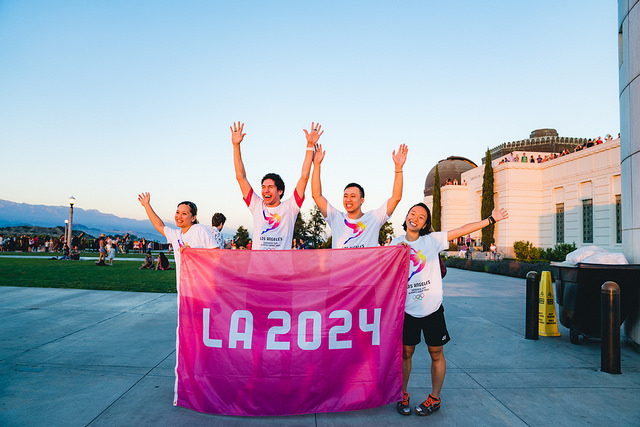 LA 2024 celebrates the Summer Solstice with Badminton at Griffith Observatory (LA 2024 Photo)