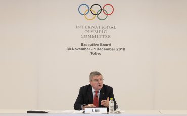 IOC President Thomas Bach at Executive Board Meeting in Tokyo, Japan November 30, 2018 (IOC Photo)