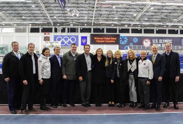 The USOC tours the Utah Olympic Oval with members of the Salt Lake City Olympic Winter Games Bid (Twitter/SLC2030)