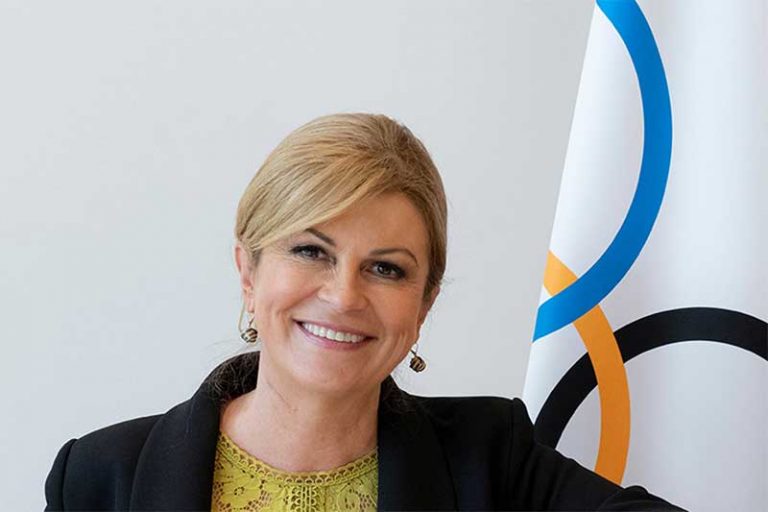 Kolinda Grabar-Kitarović, IOC Member from Republic of Croatia named Chair of the Future Host Commission for the Games of the Olympiad (IOC Photo)