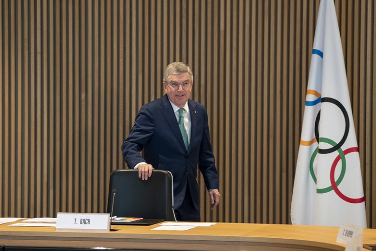 IOC President Thomas Bach attending Executive Board meeting at Olympic House in Lausanne, Switzerland December 5, 2022 (C) IOC/Greg Martin