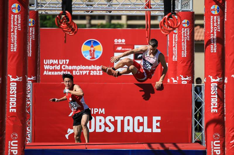 UIPM 2023 U17 World Championships - obstacle element (Photo: UIPM / Nuno Gonçalves)