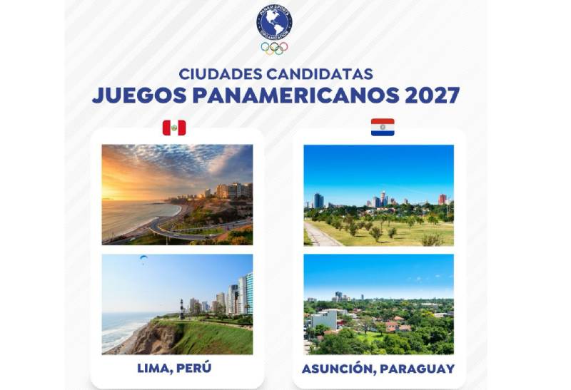 Lima, Peru and Asuncion, Paraguay have been accepted as the only two candidates to host the 2027 Pan American Games after Barranquilla, Colombia canceled (Panam Sports Image)